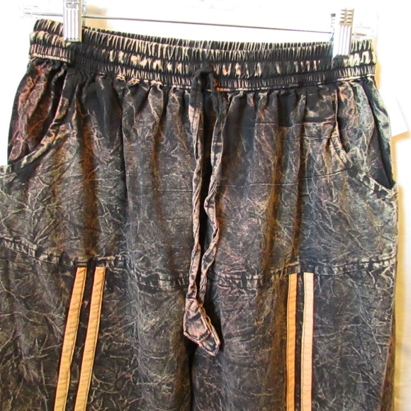 boho, hippie, or festival fashion stonewashed harem-style trousers - Picture 3 of 5